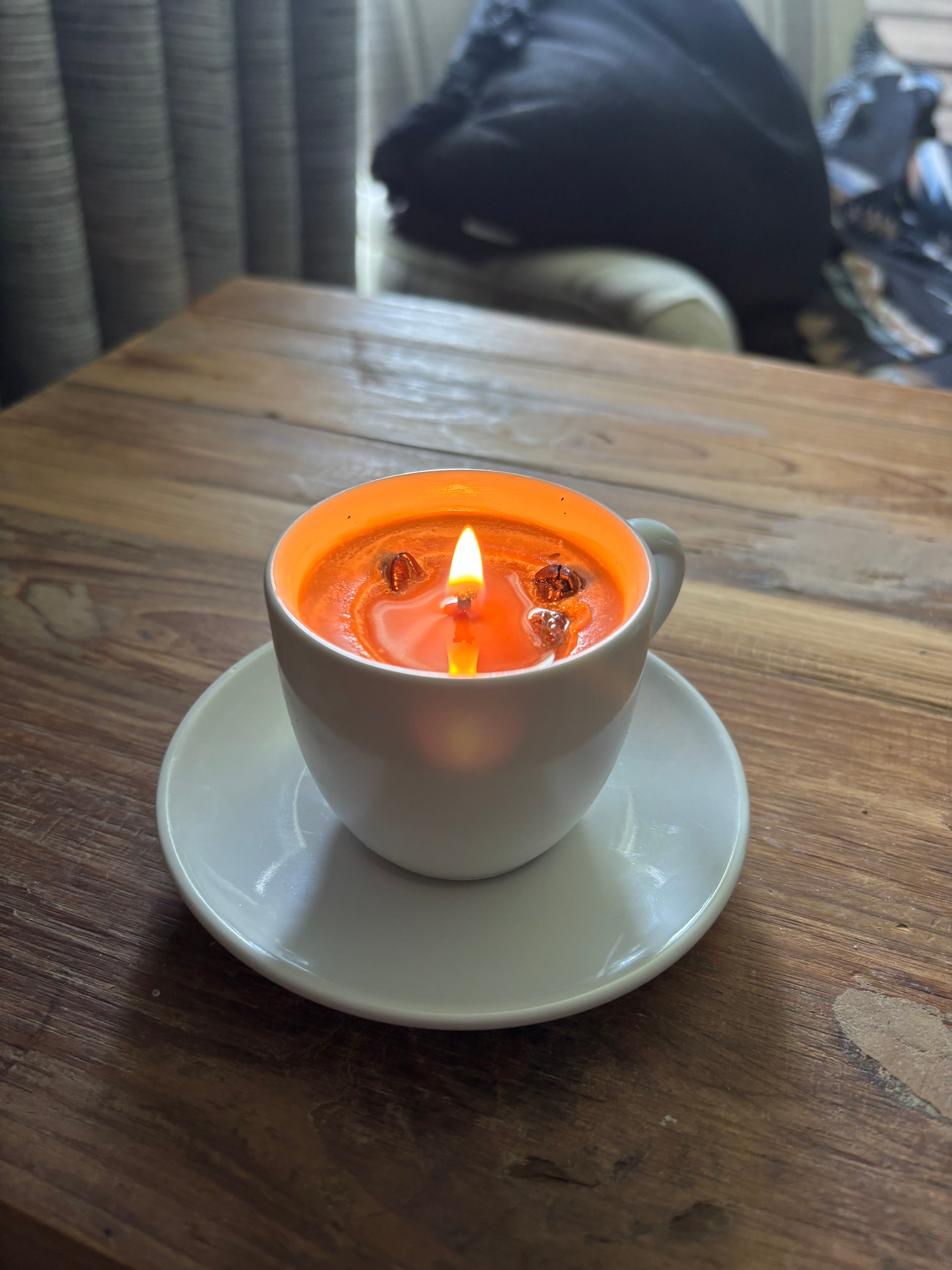 3 Bean Espresso Coffe Cup Candle