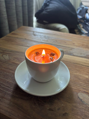 3 Bean Espresso Coffe Cup Candle