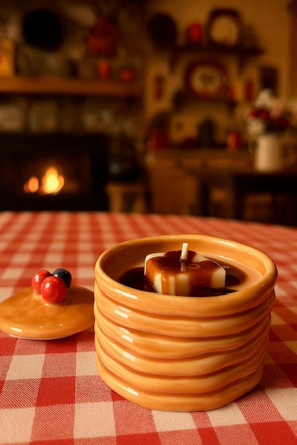 Soy Pancake Candle